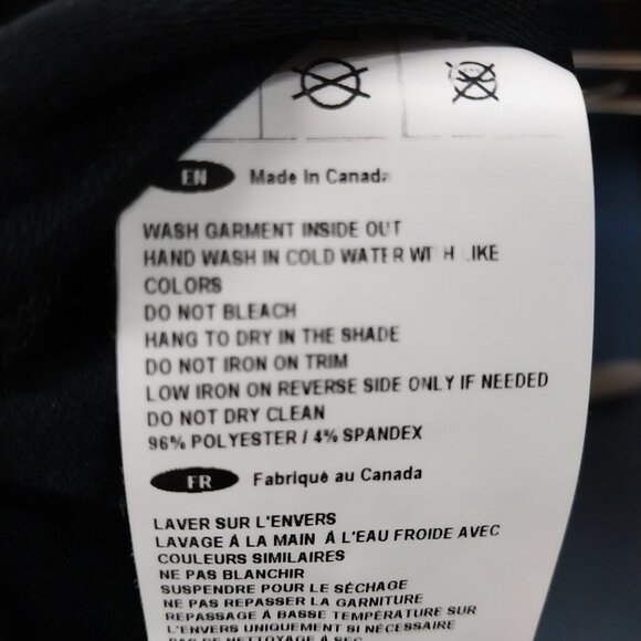 3181 Size 8 Joseph Ribkoff Black Skirt with Silver Tone Studs and Zipper, NWT - Picture 7 of 7